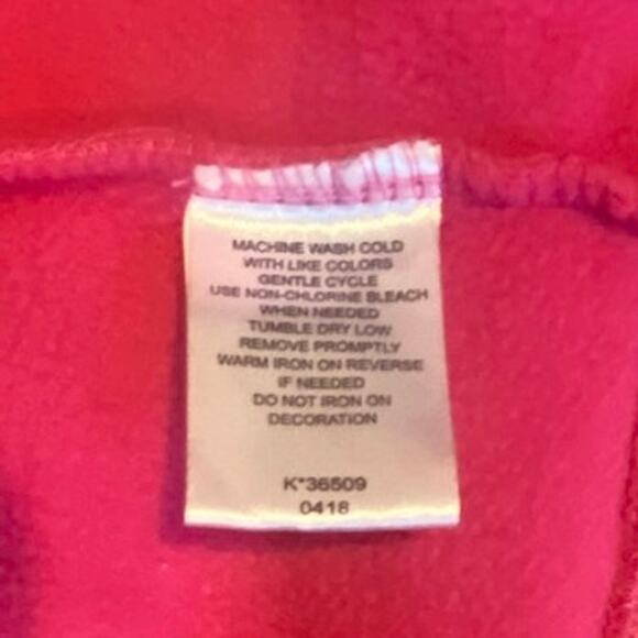 Vintage Y2K Baby Phat Girls Hoodie Pink Glitter Logo Zip Up Size S (4) Hooded - Picture 5 of 5